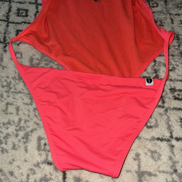 Large Eidon Tamarindo One Piece Swim Suit with Cut Out Back - Picture 3 of 7